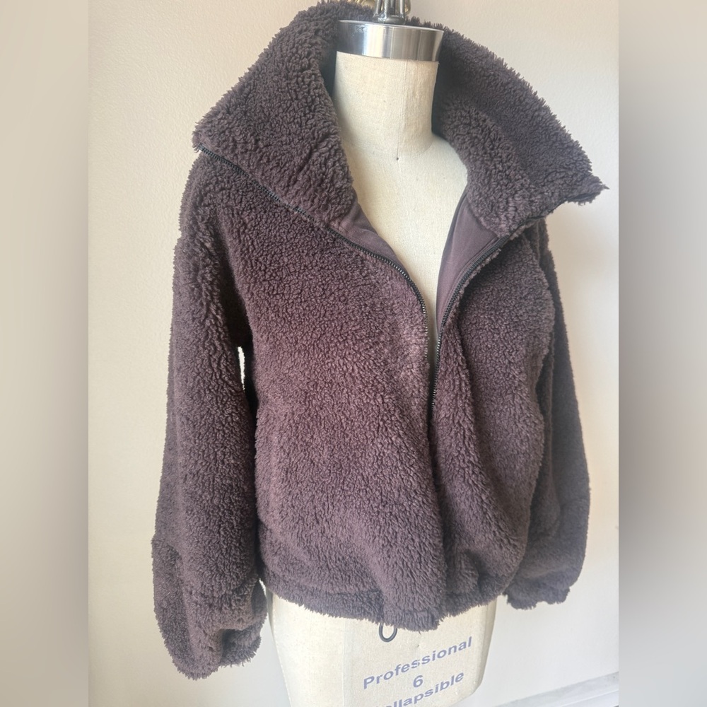 lululemon athletica Brown Sherpa Jacket